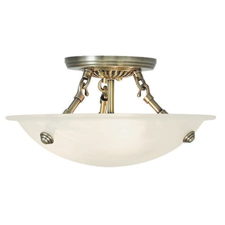 Oasis 3 Light Antique Brass Ceiling Mount MPN:4272-01