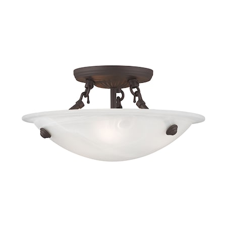 Oasis 3 Light Bronze Ceiling Mount MPN:4272-07