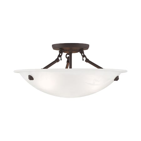 Oasis 3 Light Bronze Ceiling Mount MPN:4273-07