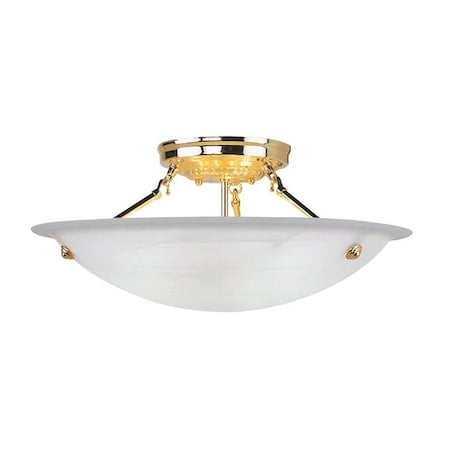 Oasis 3 Light Polished Brass Ceiling Mou MPN:4274-02