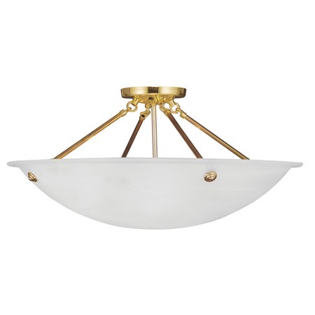 Oasis 4 Light Polished Brass Ceiling Mou MPN:4275-02