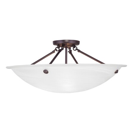 Oasis 4 Light Bronze Ceiling Mount MPN:4275-07