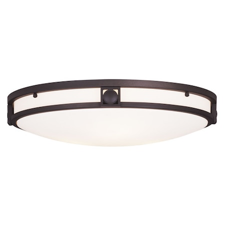 Titania 3 Light Bronze Ceiling Mount MPN:4488-07