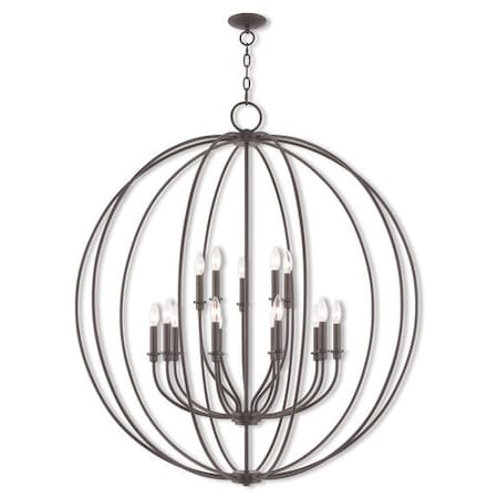 Milania 15 Light Bronze Foyer Chandelier MPN:46690-07