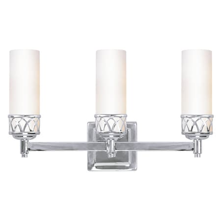 Westfield 3 Light Polished Chrome Bath Vanity MPN:4723-05