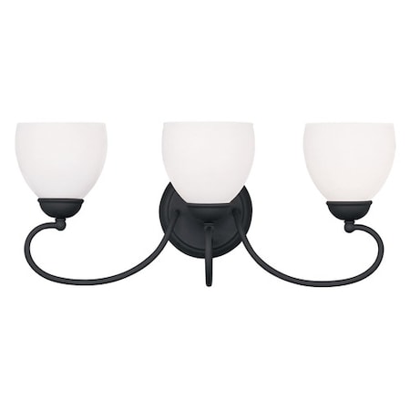 Brookside 3 Light Black Bath Vanity MPN:4753-04