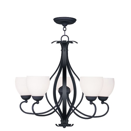 Brookside 5 Light Black Chandelier MPN:4765-04