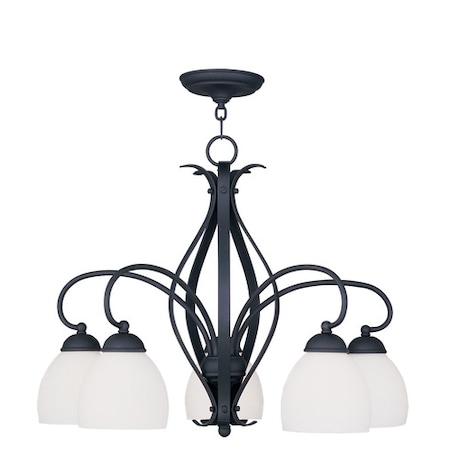 Brookside 5 Light Black Chandelier MPN:4775-04