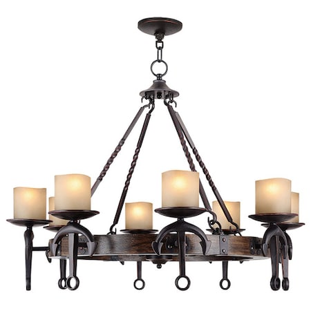 Cape May 8 Light Olde Bronze Chandelier MPN:4868-67