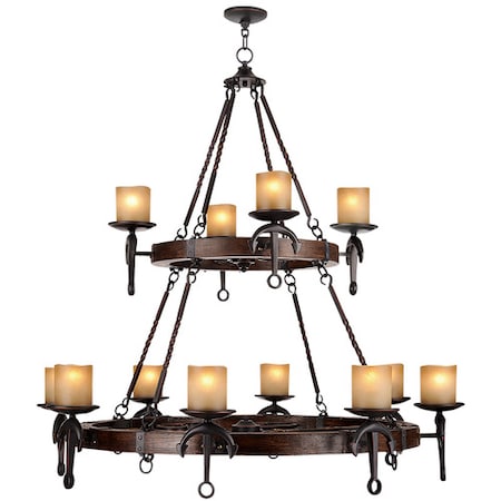 Cape May 12 Light Olde Bronze Chandelier MPN:4869-67