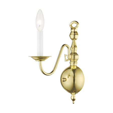Williamsburgh 1 Light Polished Brass Wal MPN:5001-02