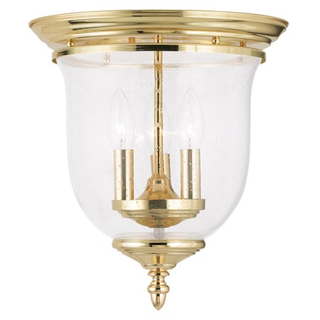 Legacy 3 Light Polished Brass Ceiling Mo MPN:5024-02