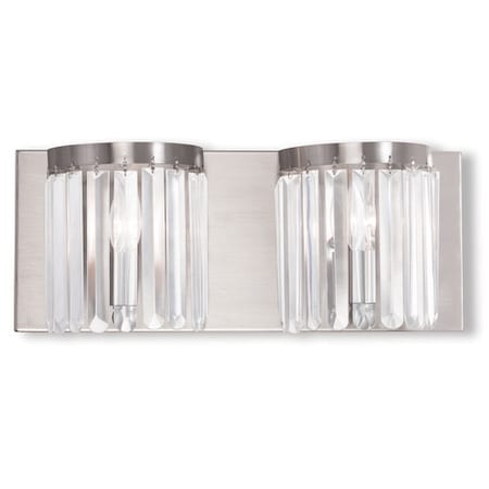 Ashton 2 Light Brushed Nickel ADA Bath V MPN:50532-91