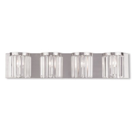 Ashton 4 Light Brushed Nickel ADA Bath Vanity MPN:50534-91