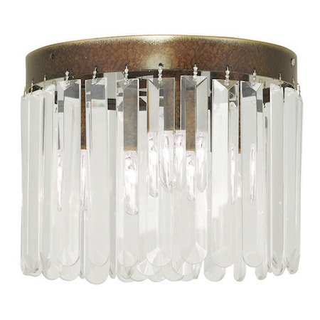 Ashton 3 Light Hand Painted Palacial Bronze Ceiling Mount MPN:50552-64