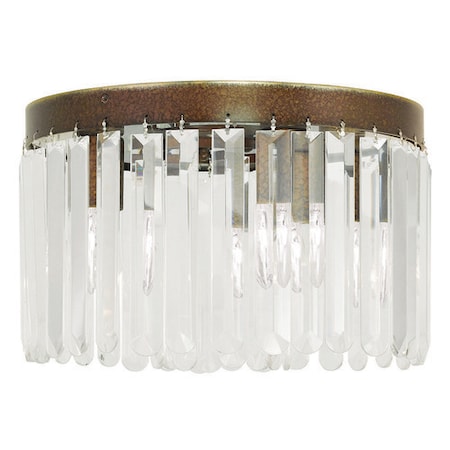 Ashton 4 Light Hand Painted Palacial Bronze Ceiling Mount MPN:50553-64