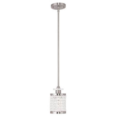Grammercy 1 Light Brushed Nickel Mini Pe MPN:50560-91