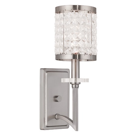 Grammercy 1 Light Brushed Nickel Wall Sconce MPN:50561-91