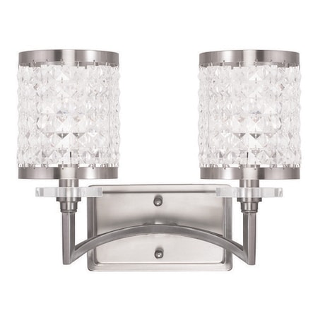 Grammercy 2 Light Brushed Nickel Bath Va MPN:50562-91