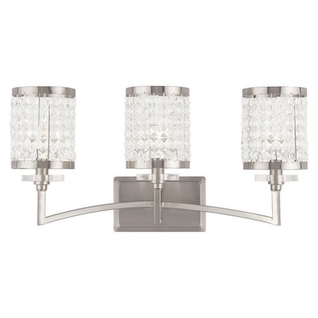 Grammercy 3 Light Brushed Nickel Bath Va MPN:50563-91