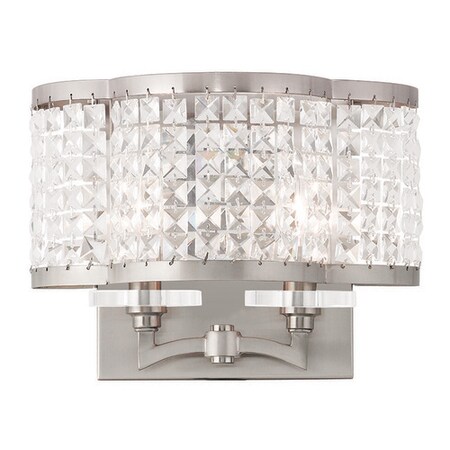 Grammercy 2 Light Brushed Nickel Wall Sconce MPN:50568-91