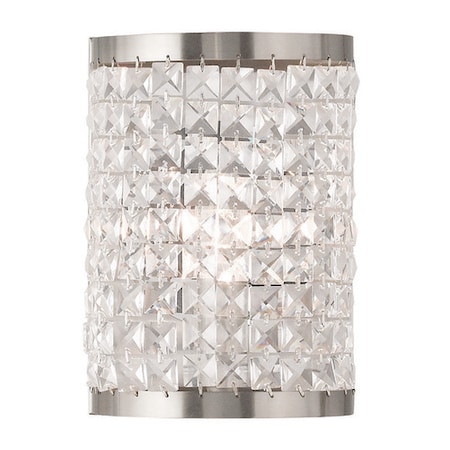 Grammercy 1 Light Brushed Nickel Wall Sconce MPN:50571-91