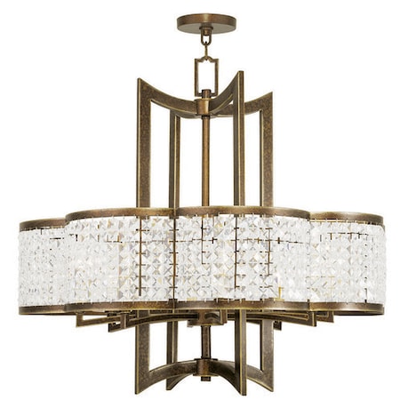 Grammercy 8 Light Hand Painted Palacial MPN:50578-64