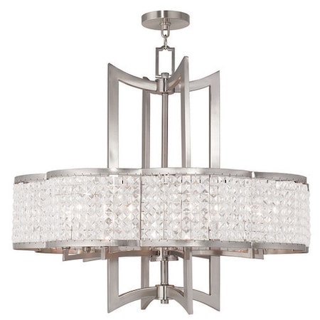 Grammercy 8 Light Brushed Nickel Chandelier MPN:50578-91