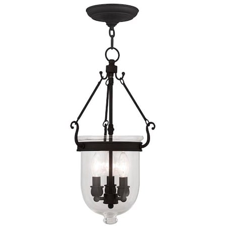 Jefferson 3 Light Black Chain Lantern MPN:5063-04