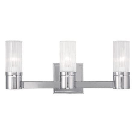 Midtown 3 Light Polished Chrome Bath Va MPN:50683-05