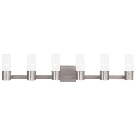 Midtown 6 Light Brushed Nickel Bath Vanity MPN:50685-91