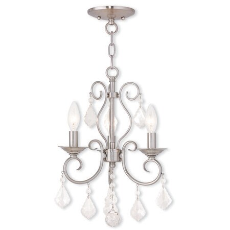 Donatella 3 Light Brushed Nickel Convert MPN:50763-91
