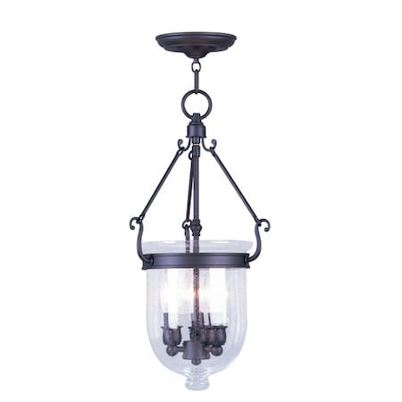 Jefferson 3 Light Bronze Chain Lantern MPN:5083-07
