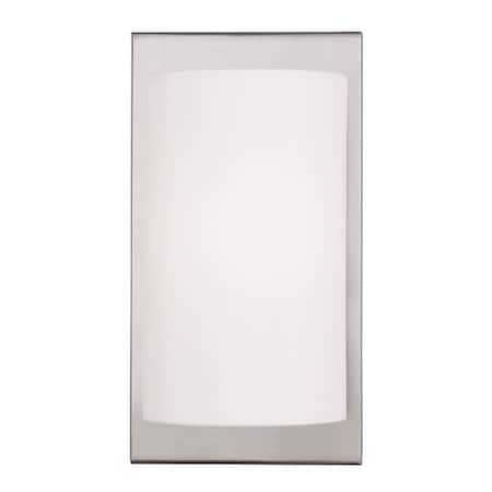 Meridian 1 Light Brushed Nickel Wall Sconce MPN:50860-91