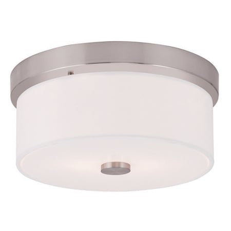 Meridian 2 Light Brushed Nickel Ceiling Mount MPN:50862-91
