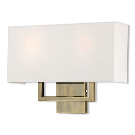 Pierson 2 Light Antique Brass ADA Wall S MPN:50991-01