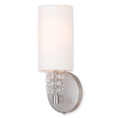 Carlisle 1 Light Brushed Nickel ADA Wall MPN:51030-91