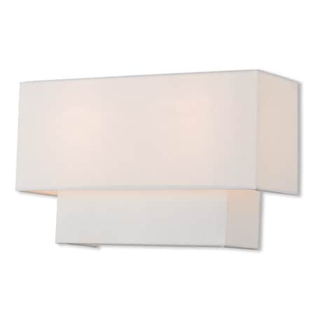 Claremont 2 Light Brushed Nickel ADA Wall Sconce MPN:51046-91