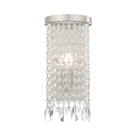 Elizabeth 1 Light Brushed Nickel ADA Wall Sconce MPN:51061-91