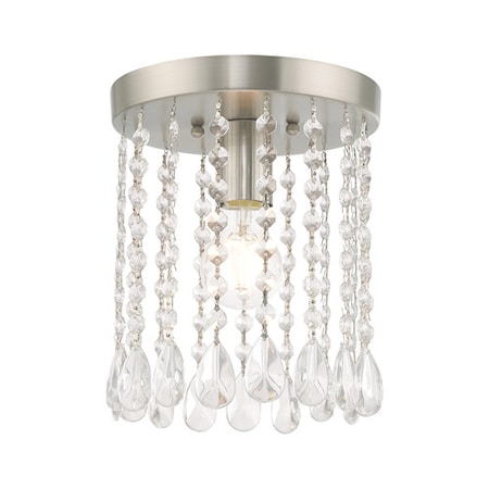 Elizabeth 1 Light Brushed Nickel Ceiling MPN:51066-91