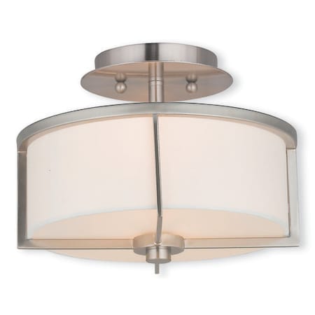 Wesley 2 Light Brushed Nickel Ceiling Mo MPN:51072-91