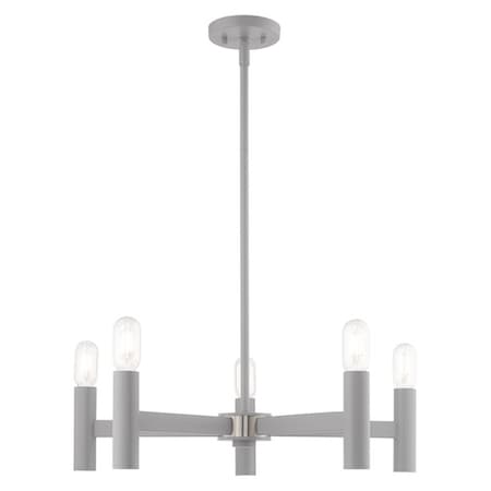 Copenhagen 5 Light Nordic Gray Chandeli MPN:51135-80