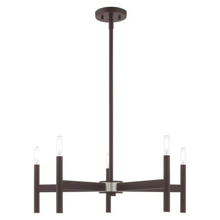Copenhagen 5 Light Bronze Chandelier MPN:51175-07