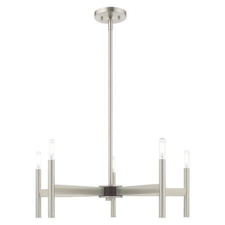 Copenhagen 5 Light Brushed Nickel Chande MPN:51175-91