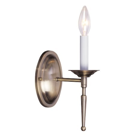 Williamsburgh 1 Light Antique Brass Wall Sconce MPN:5121-01