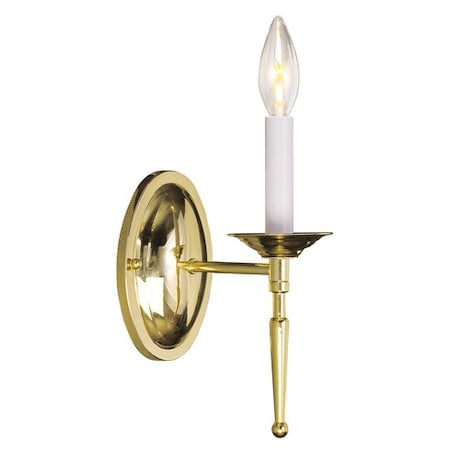 Williamsburgh 1 Light Polished Brass Wall Sconce MPN:5121-02