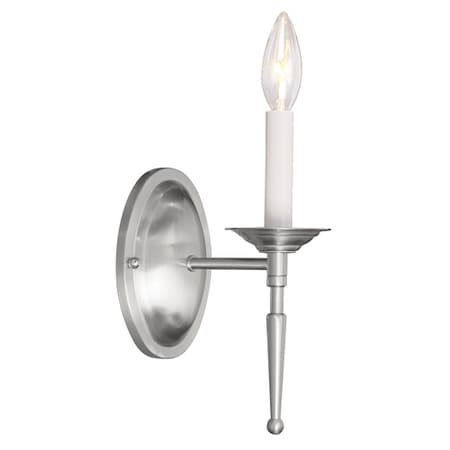 Williamsburgh 1 Light Brushed Nickel Wall Sconce MPN:5121-91