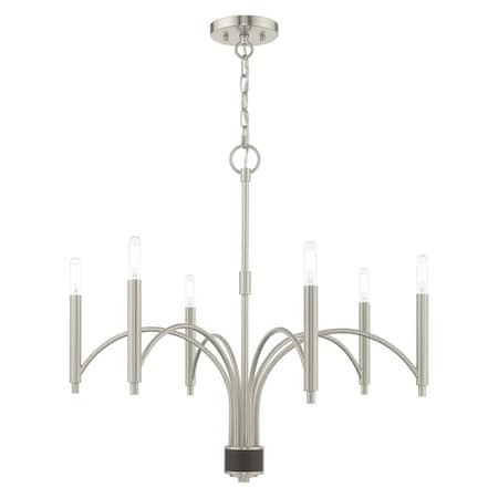Wisteria 6 Light Brushed Nickel Chandeli MPN:51336-91