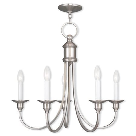 Cranford 5 Light Brushed Nickel Chandelier MPN:5145-91