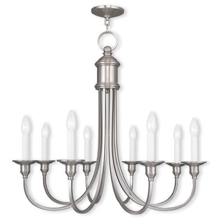 Cranford 8 Light Brushed Nickel Chandelier MPN:5148-91